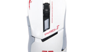 FANTECH Leblanc WG8 Wireless 2.4GHZ Pro Gaming Mouse - 2000DPI sensitivity - Precision Optical Sensor - On-the-fly sensitivity adjustment - AA Batteries Required - WHITE Wireless 2.4GHZ Pro Gaming Mouse WHITE