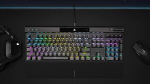 CH-9109410-NA RGB PRO Mechanical Gaming Keyboard Cherry MX Corsair K70 RGB PRO Mechanical Gaming Keyboard (Cherry MX RGB Red Switches