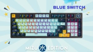 FANTECH ATOM96 MK890V2 MECHANICAL GAMING KEYBOARD SKY BLUE