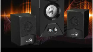 SW-G2.1-500 EXTRA BASS SUBWOOFER GAMING SPEAKER SYSTEM Genius SW-G2.1 500 EXTRA BASS SUBWOOFER GAMING SPEAKER SYSTEM - Wooden Speaker - Rocket Plus Subwoofer - 15W RMS Output Power 21.CH  - With Bass Controls - 35 Hz ~ 20K Hz Frequency