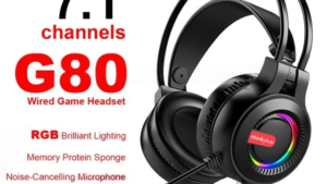 THINKPLUS-G80-B THINKPLUS G80-B Surround Wired RGB Headphones Lenovo THINKPLUS G80-B USB 7.1 Surround Wired Headphones with RGB Lighting Effects -Noise-Cancelling Microphone - Memory Foam Ear Pads - Non-Detachable Microphone