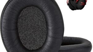 ALPHA-EARCUPS Replacement Cloud Alpha Ear Pads Cushions Charred Donuts Replacement Cloud Alpha Ear Pads Cushions Compatible with Kingston HyperX Cloud Alpha HyperX Cloud Flight and HyperX Cloud Stinger headsets. Premium Protein Leather - High-Density Foam