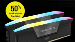 CORSAIR Vengeance RGB 64GB Kit RAM DDR5 5200MHz CL40 AMD