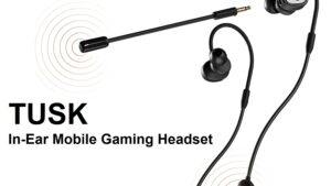 ARCTIS-TUSQ SteelSeries Tusq In-Ear Mobile Gaming Headset SteelSeries Tusq In-Ear Mobile Gaming Headset  - Dual microphone with Detachable Boom Mic  - Ergonomic Suspended Headphones - for PC